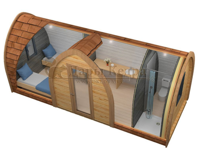 Кемпинг дом «Дуэт+» с боковым входом Кемпинг дом «Дуэт+» с боковым входом
